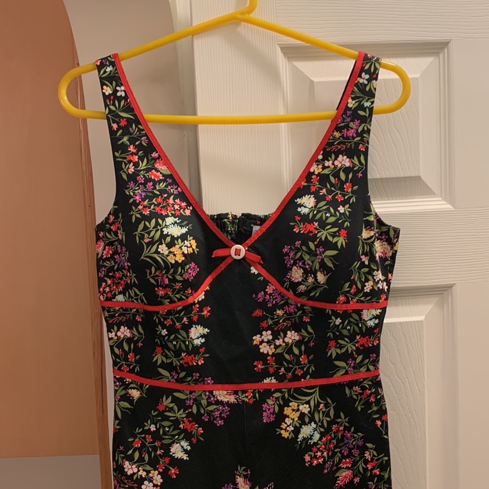 Madison Leigh Black Floral Dress